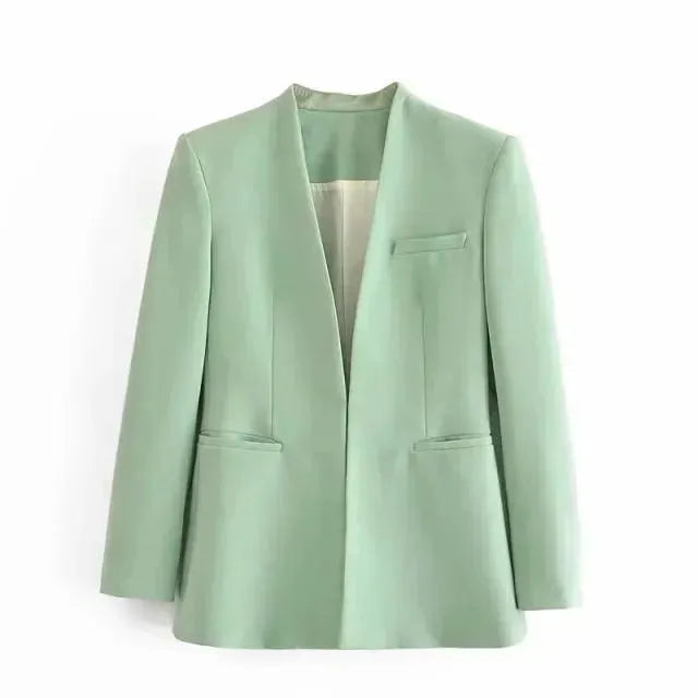 Stilla | Fantasi Formal Blazer Damer - Casual - Ensfarvet