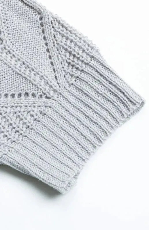 Stilla | Twist Dame Strikjakke Pullover i Strikkemønster