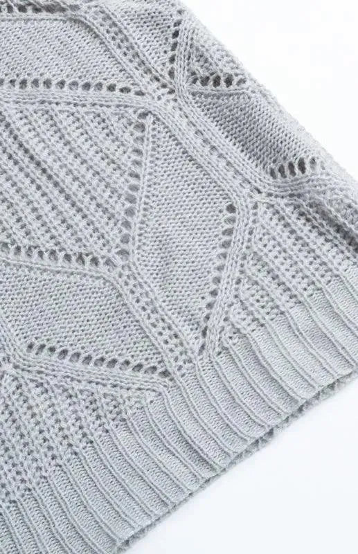 Stilla | Twist Dame Strikjakke Pullover i Strikkemønster