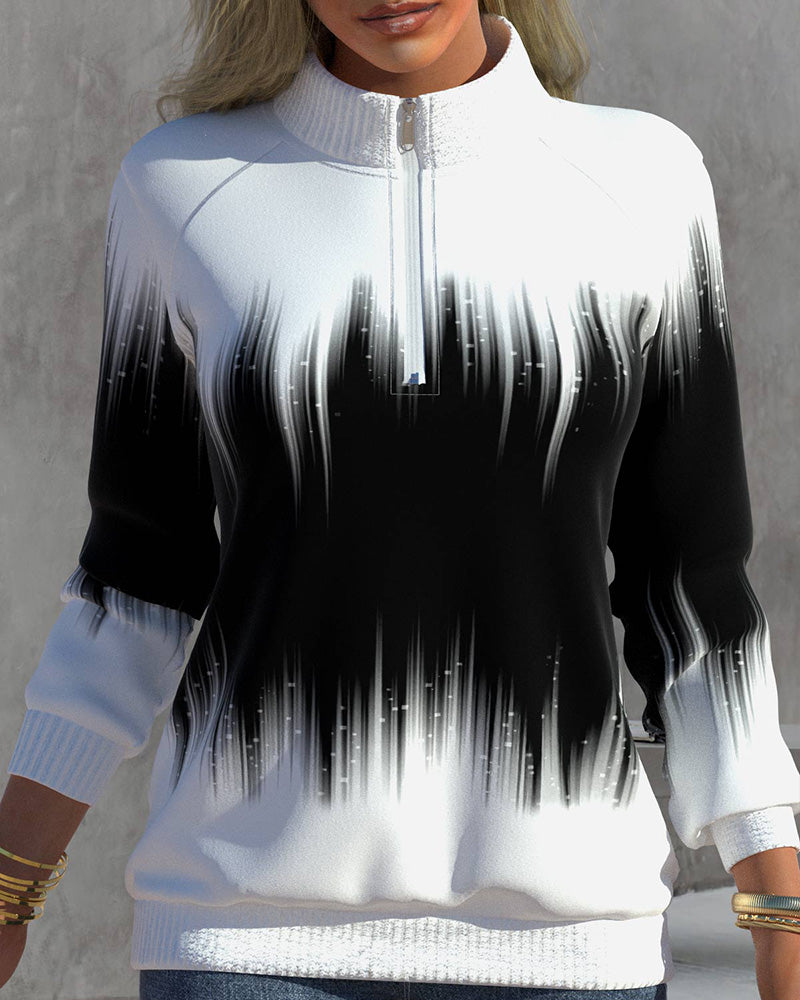 Stilla | Trendy Dame Zipkravepullover