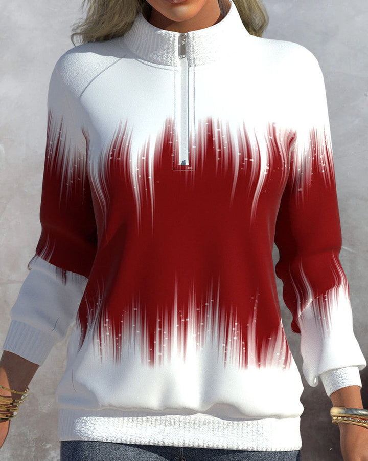 Stilla | Trendy Dame Zipkravepullover