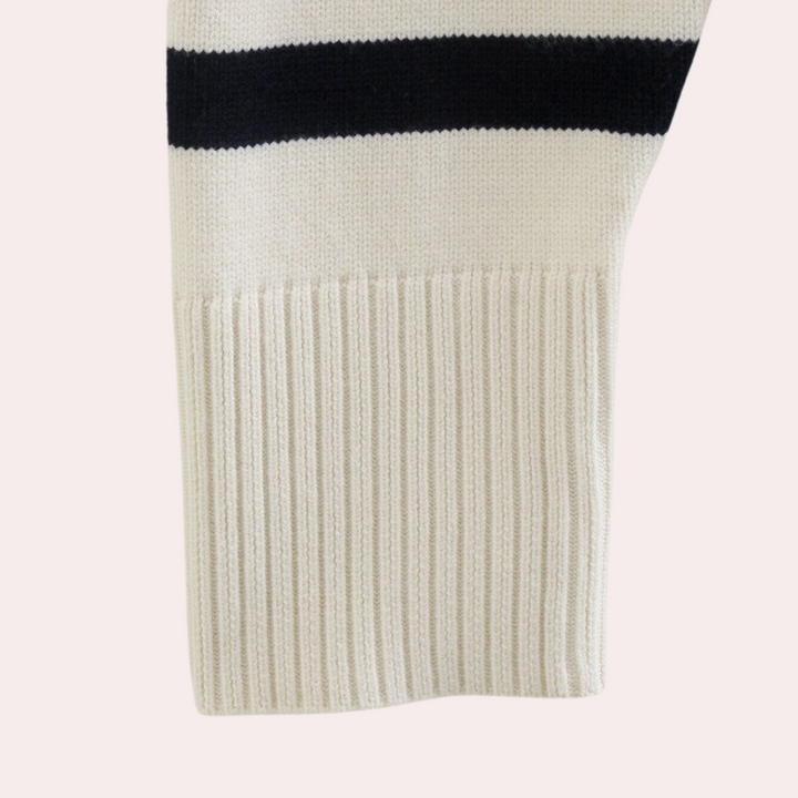 Stilla | Trendy Oversized Stribet Damepullover