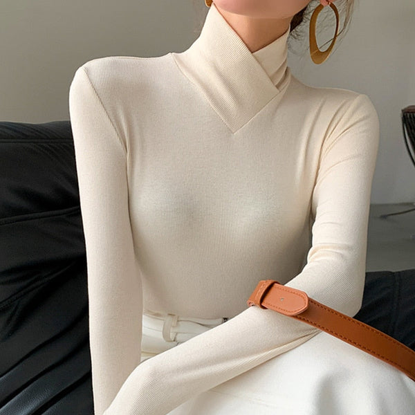 Stilla | Trendy dame turtleneck sweater