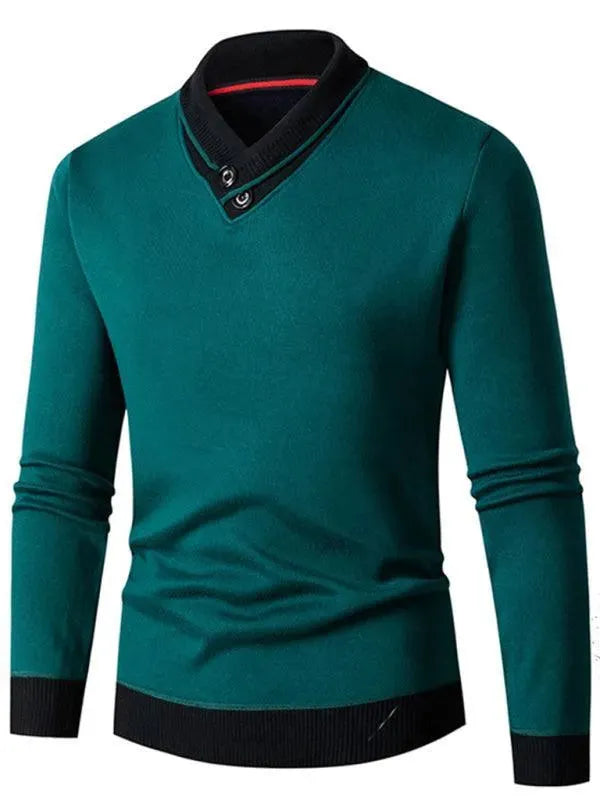 Stilla | Slim Fit V-Udskæring Herre Pullover