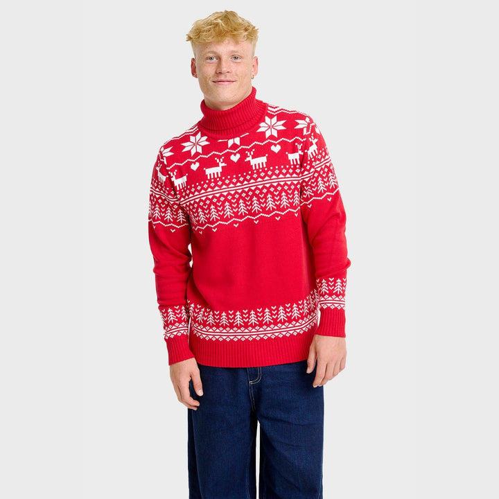 Stilla | Den Grønland Jul Rullekravepullover Herrer