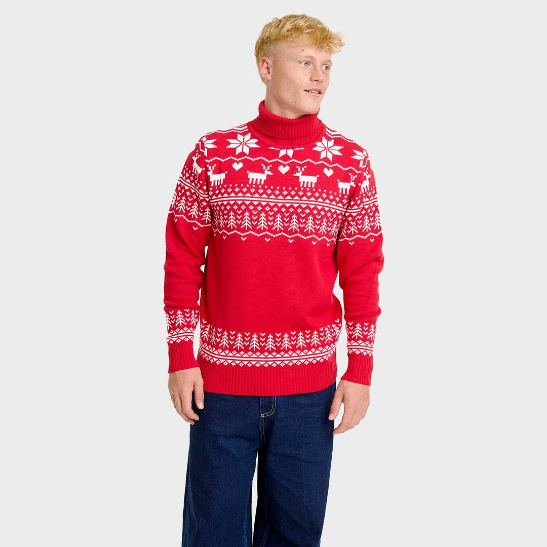 Stilla | Den Grønland Jul Rullekravepullover Herrer