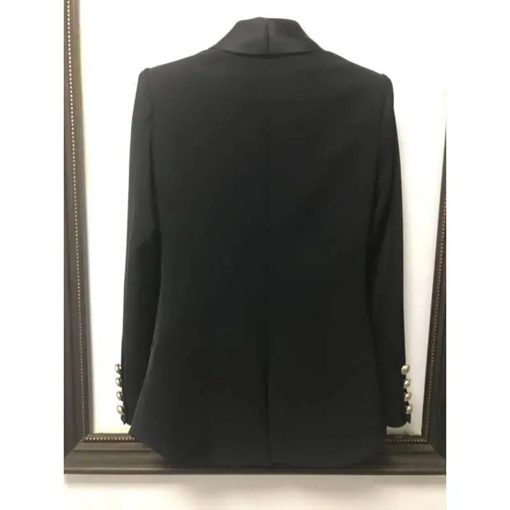 Stilla | Smoking Blazer Jakke Damer - Læder - Enfarvet