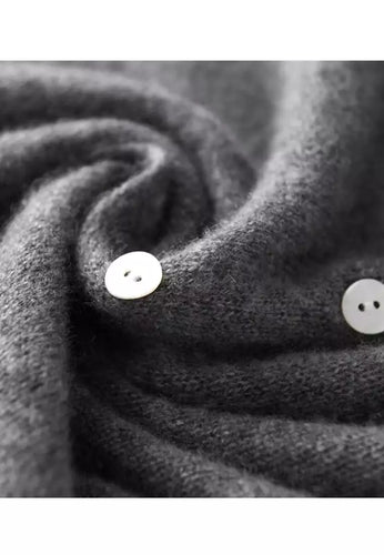 Stilla | Eleganter Strickjacke Mit Knöpfbarem Verschluss