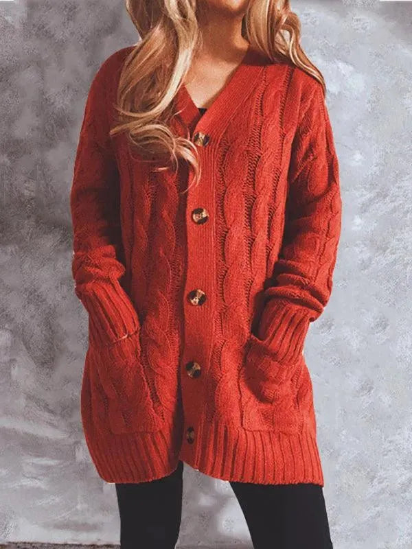 Stilla | Lomme Lang Dame Strikjakke Pullover
