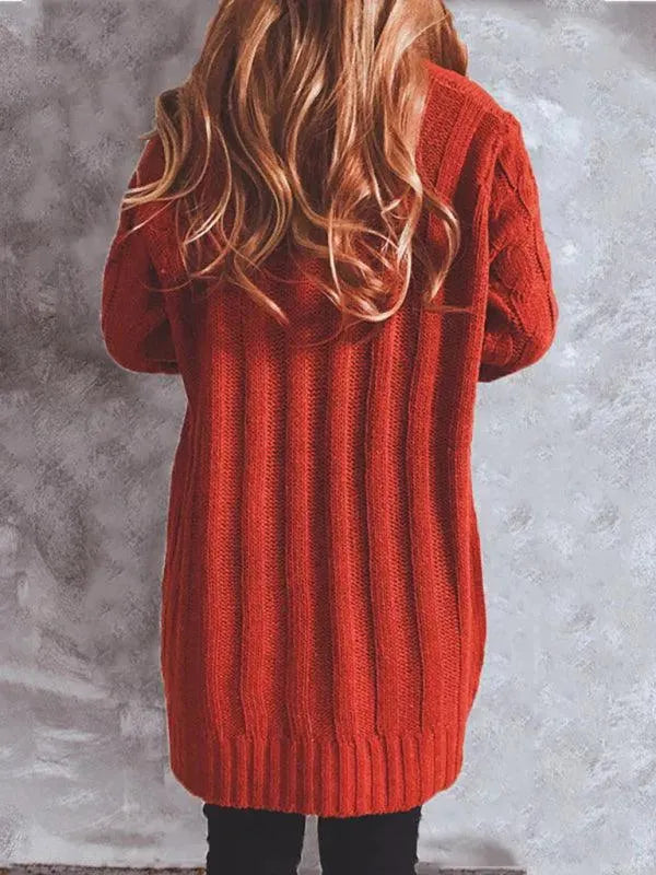 Stilla | Lomme Lang Dame Strikjakke Pullover