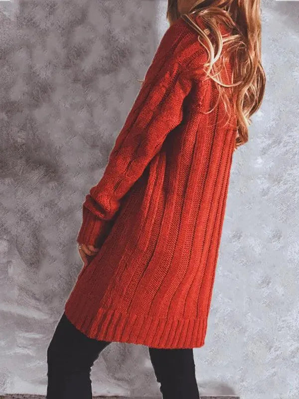Stilla | Lomme Lang Dame Strikjakke Pullover