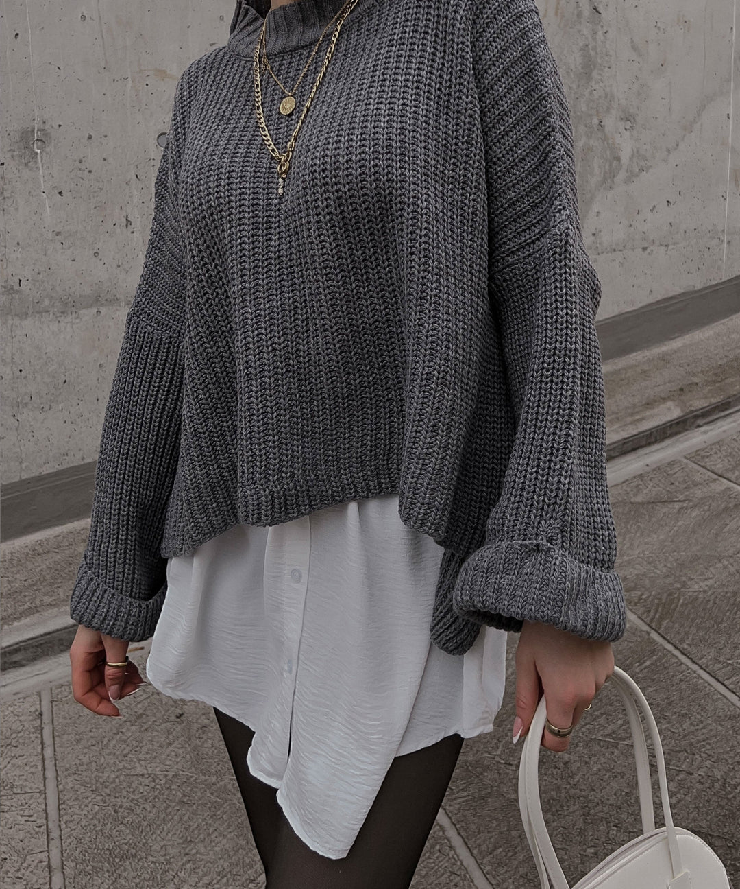 Stilla | Elegant Bluserock Hvid