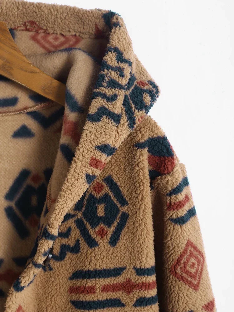 Stilla | Unik Vintage Aztec-jakke - Smuk og Stilig