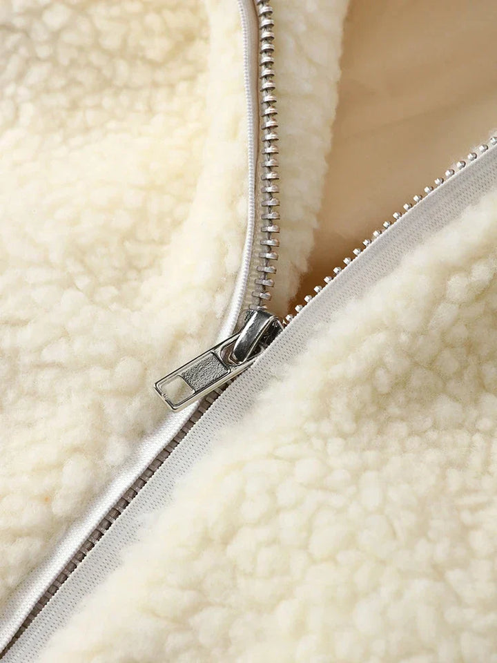 Stilla | Fuzzy plysjcoat