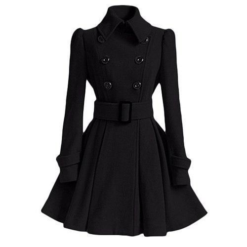 Stilla | Kvinders Dobbeltrukken Windbreaker Trench Coat