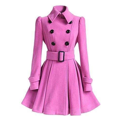 Stilla | Kvinders Dobbeltrukken Windbreaker Trench Coat