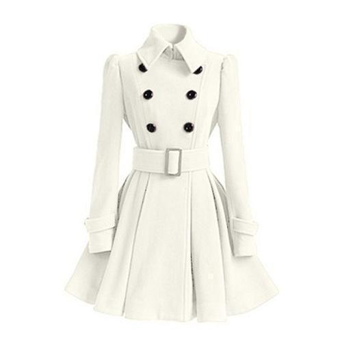Stilla | Kvinders Dobbeltrukken Windbreaker Trench Coat
