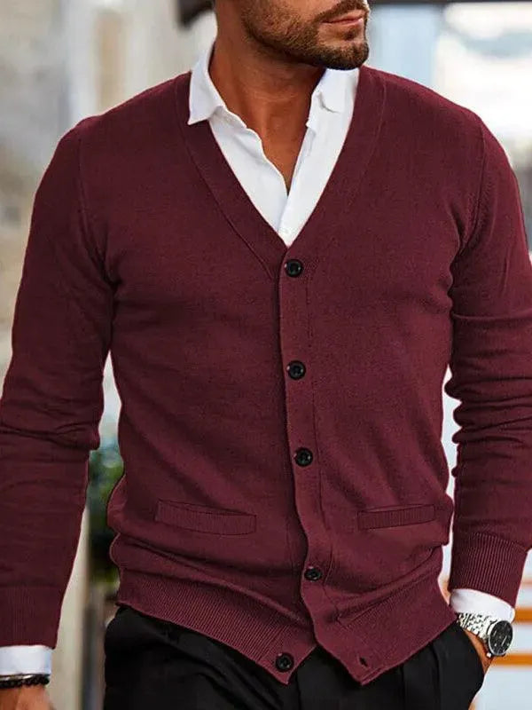 Stilla | Udsnit Herre Strikjakke Pullover