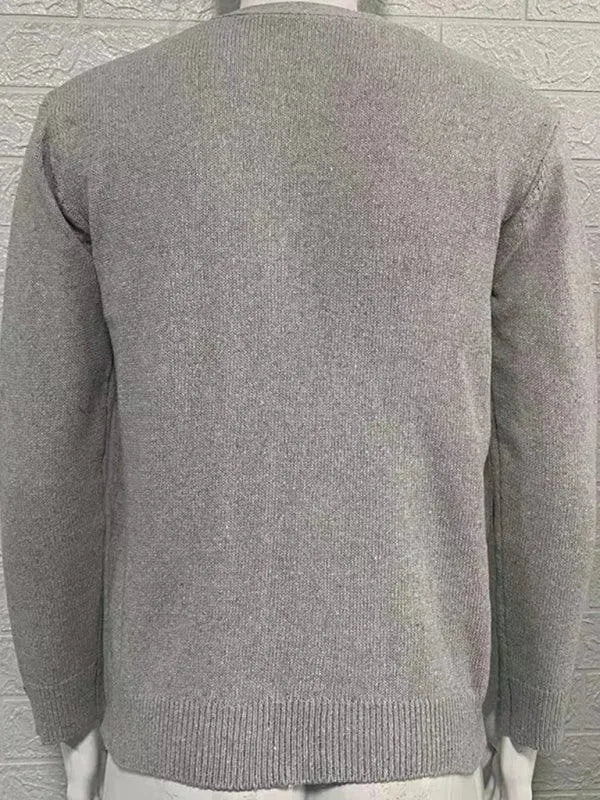 Stilla | Udsnit Herre Strikjakke Pullover