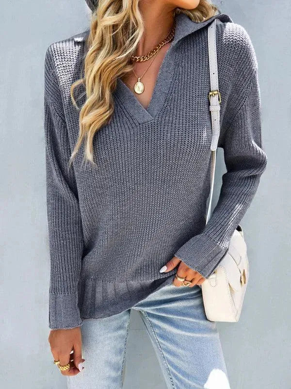 Stilla | Udsnit Polo Dame Pullover Top