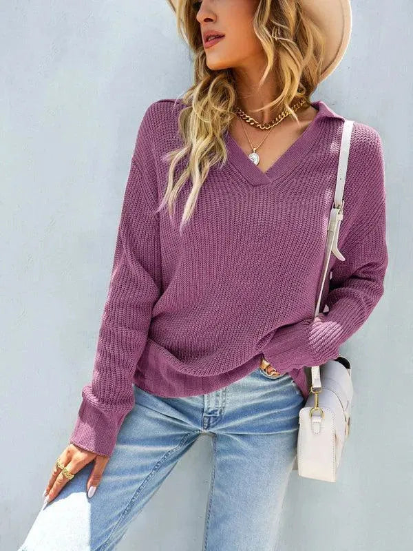 Stilla | Udsnit Polo Dame Pullover Top