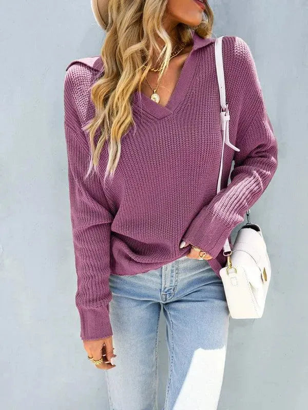 Stilla | Udsnit Polo Dame Pullover Top