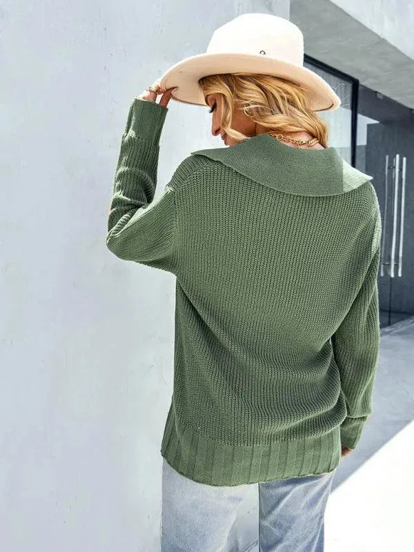 Stilla | Udsnit Polo Dame Pullover Top