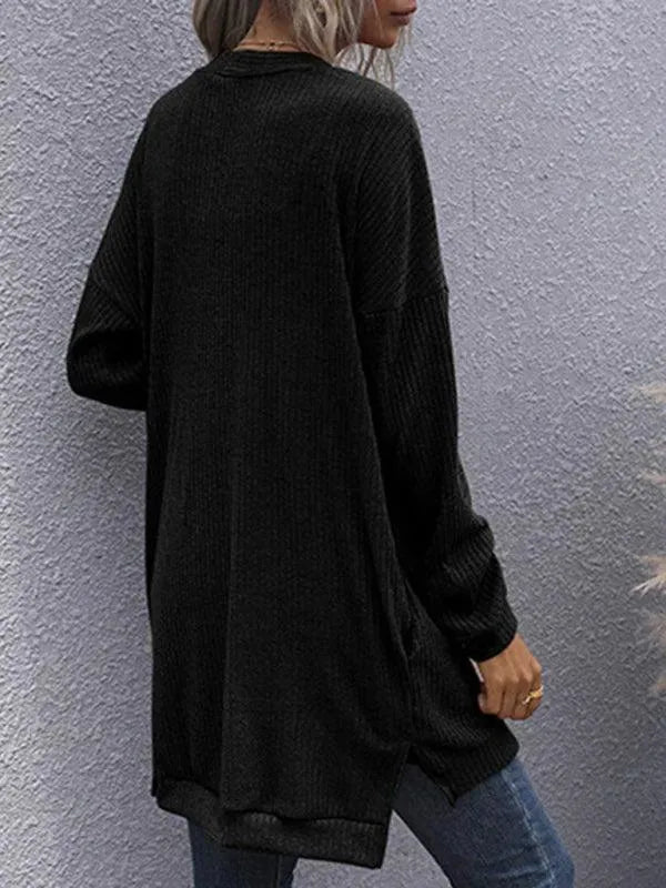 Stilla | Udsnit Dame Strikjakke Pullover
