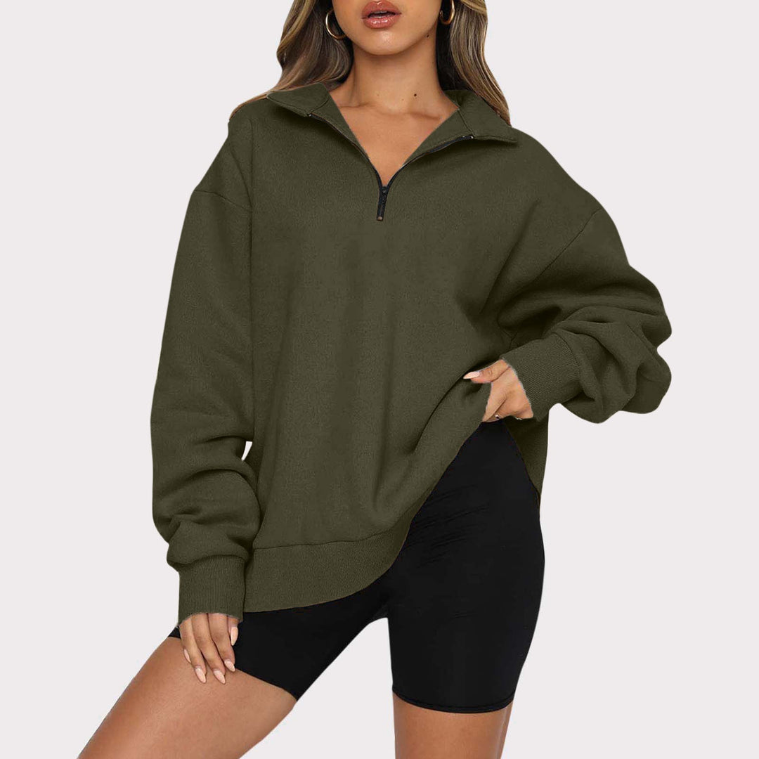 Stilla | Zip-Jumper Læssig Moderne Stil Ideel til vinteren
