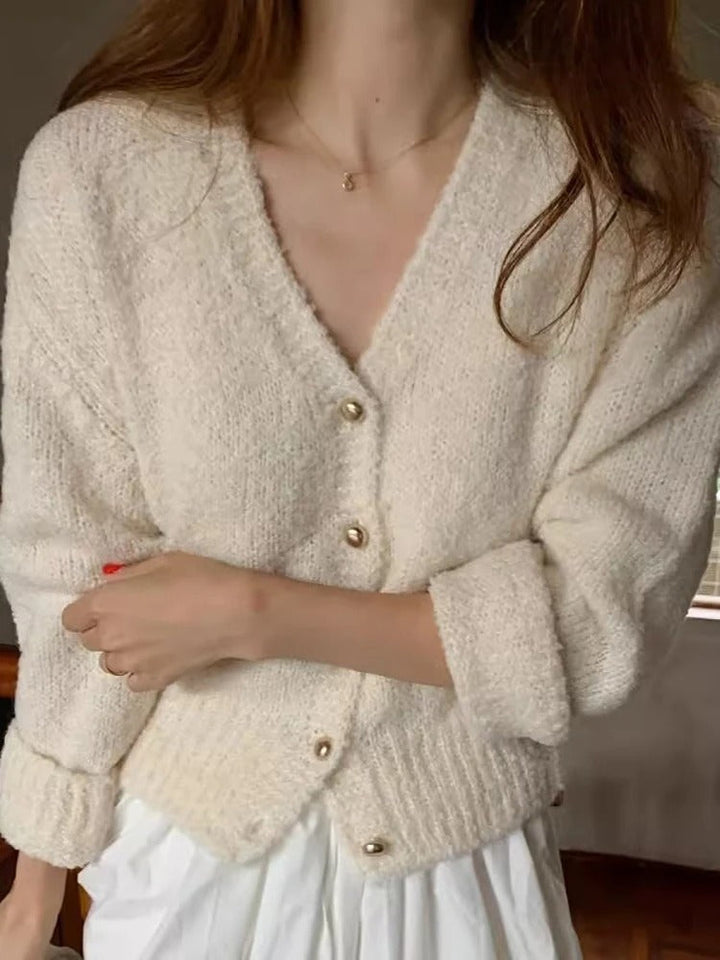 Stilla | Dame Kashmir Pullover V-udskæring