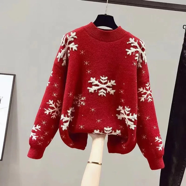 Stilla | Dame Juletrøje Snefnug Detaljer
