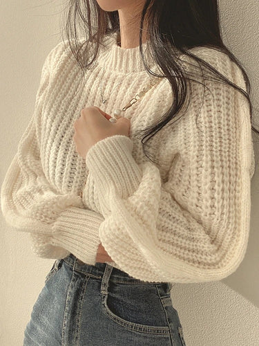 Stilla | Langærmet Lanterne Sweater Til Damer