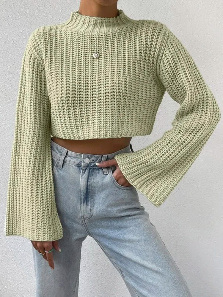 Stilla | Damebluse Kort Med klokkeærmer