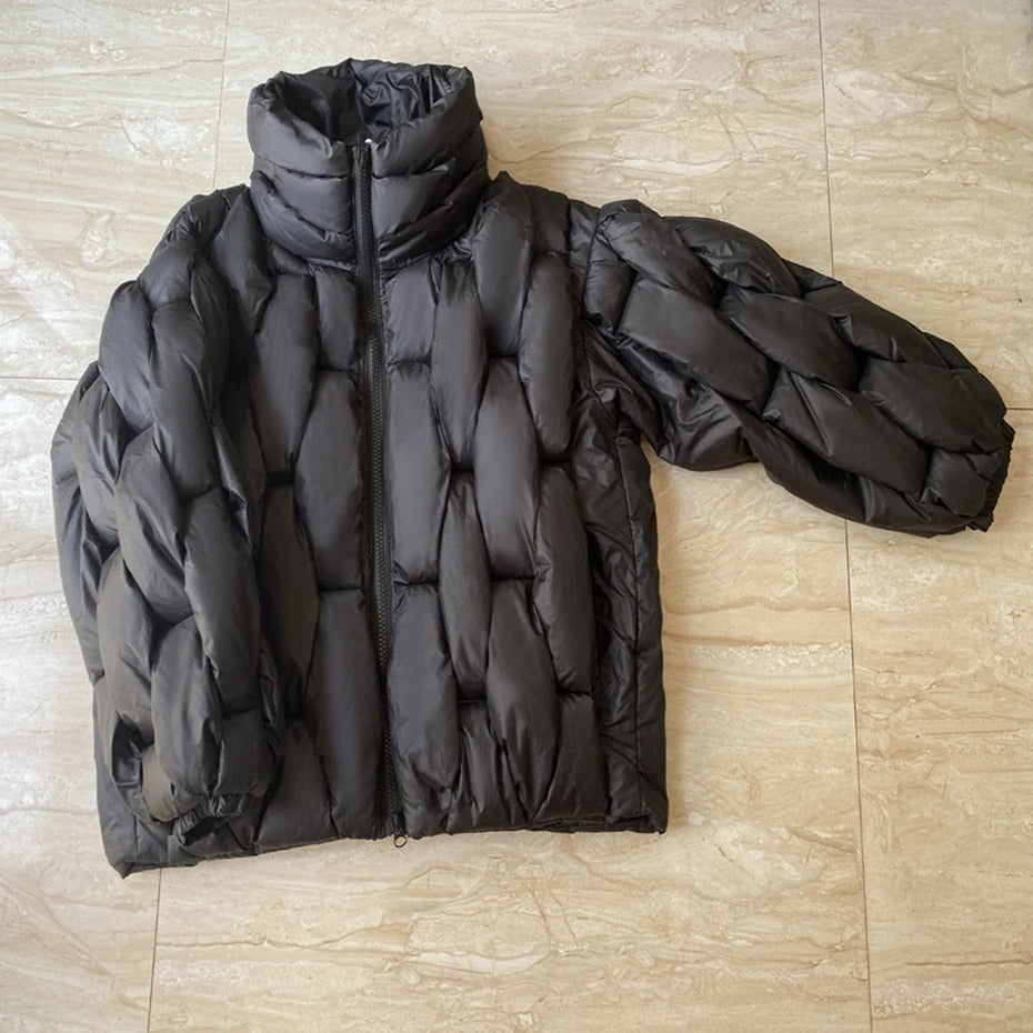Stilla | Dame Oversized Steppjakke Med Ståkrave