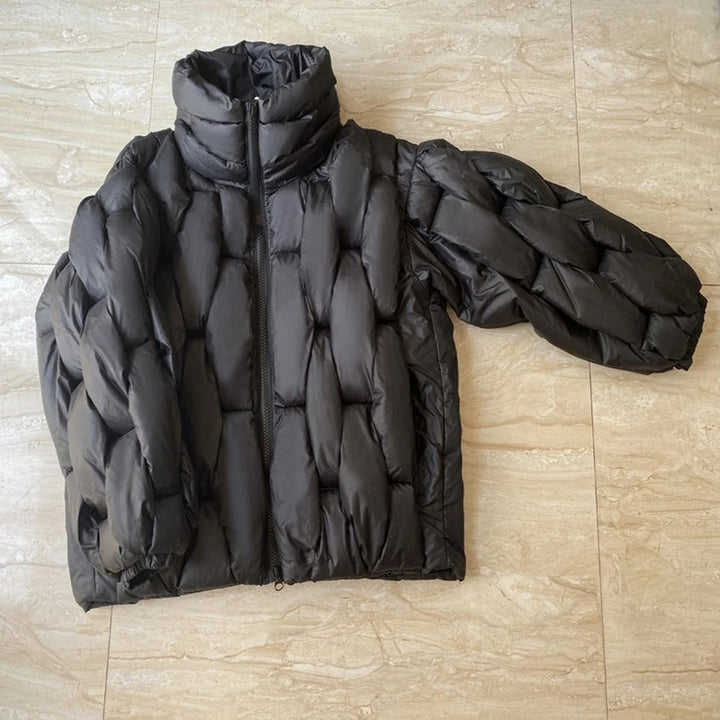 Stilla | Dame Oversized Steppjakke Med Ståkrave