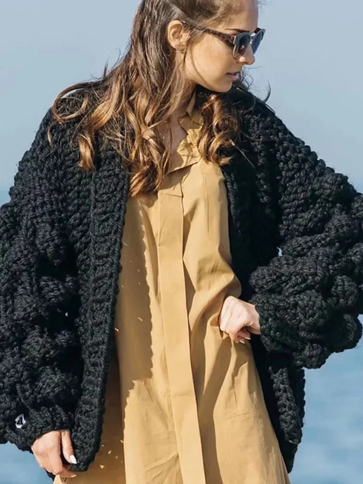 Stilla | Boho Striktrøje i Luftigt Design