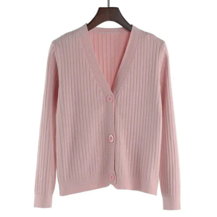 Stilla | Læderpullover til kvinder i rosa, orange og blå til den