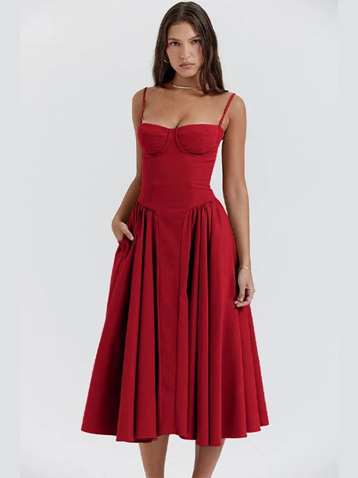 Stilla | Elegante Ærmeløs Kjole