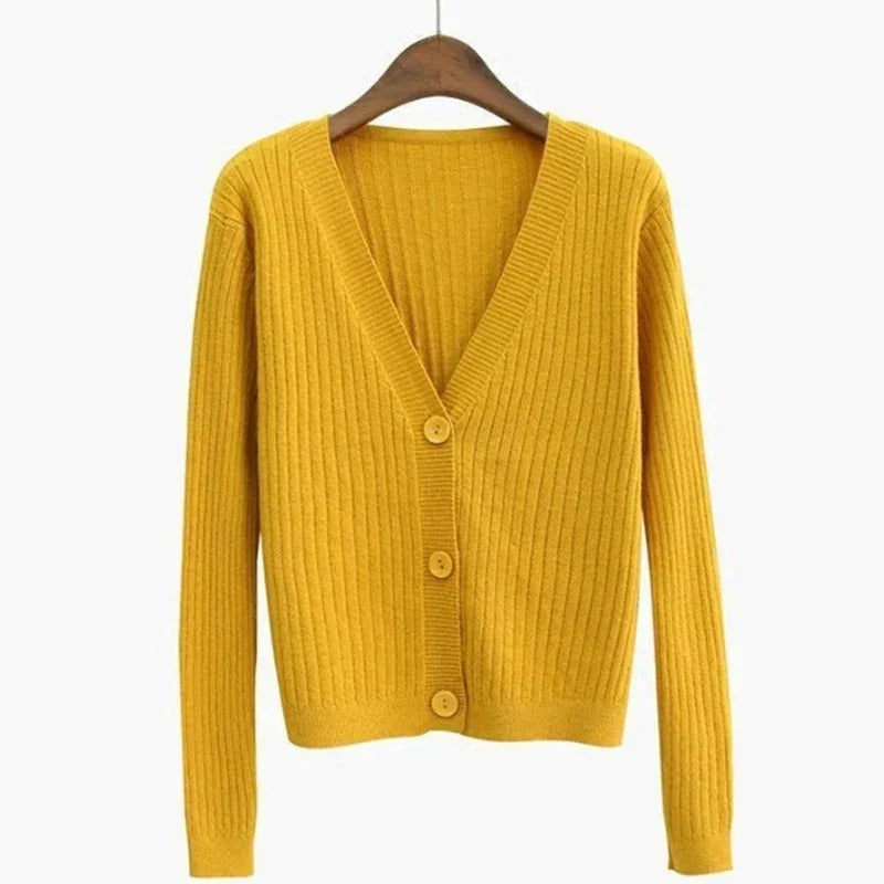 Stilla | Læderpullover til kvinder i rosa, orange og blå til den