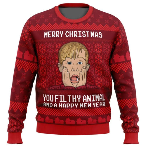 Stilla | Unisex julesweater med anime tryk