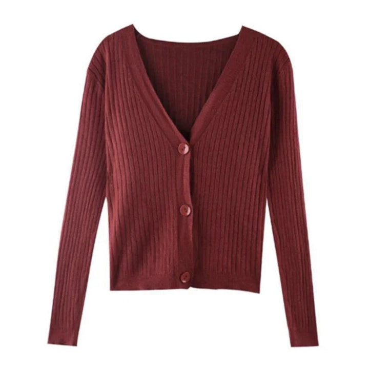 Stilla | Læderpullover til kvinder i rosa, orange og blå til den
