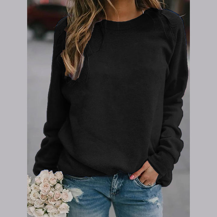 Stilla | Elegant og Komfortabel Sweatshirt med Rund Halsudskæring