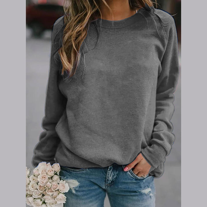 Stilla | Elegant og Komfortabel Sweatshirt med Rund Halsudskæring