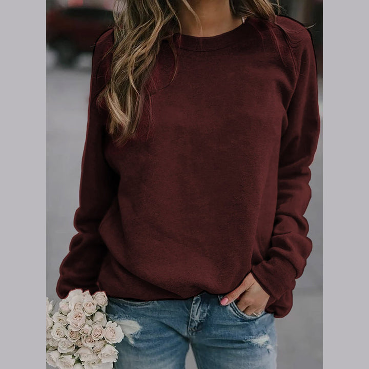 Stilla | Elegant og Komfortabel Sweatshirt med Rund Halsudskæring