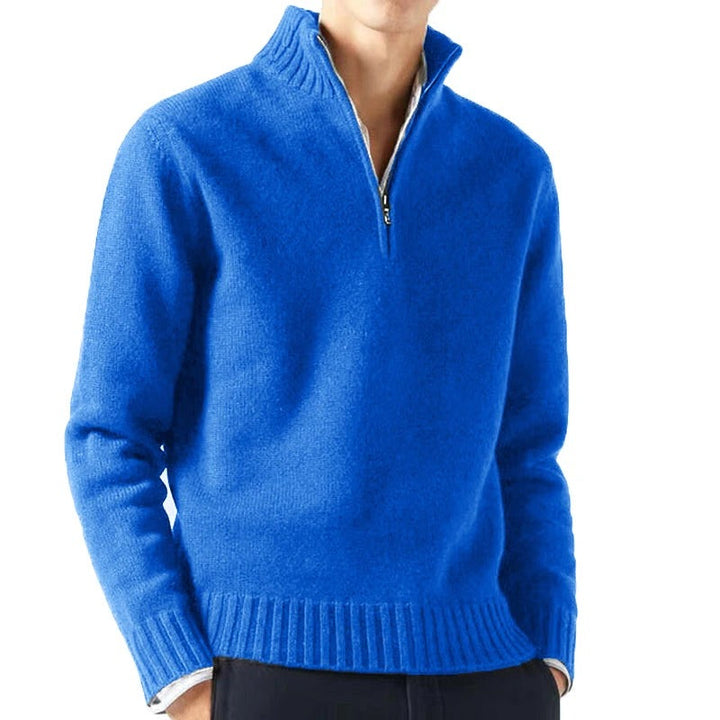 Stilla | Sweater med høj krave og lynlås