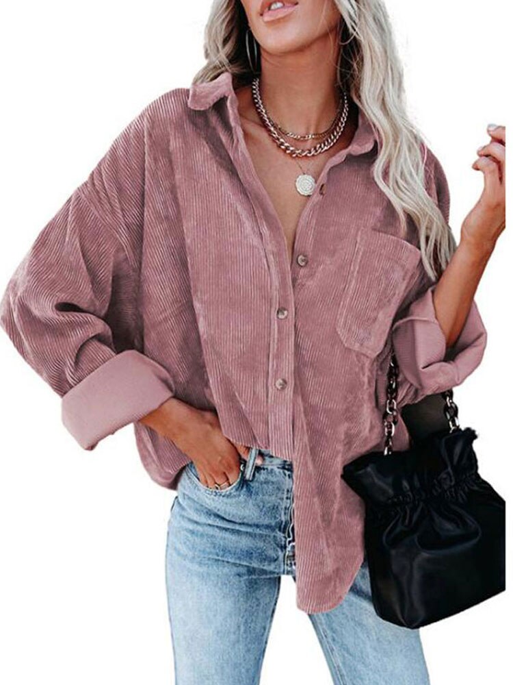 Stilla | Blouse Rib Velvet Bluse
