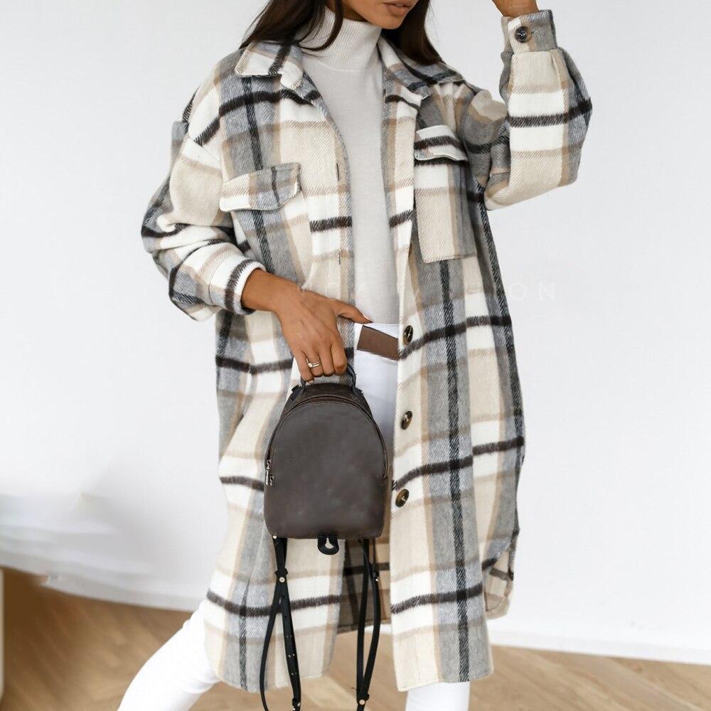 Stilla | Flanneljakke Smart Moderne Stil Ideel til vinteren