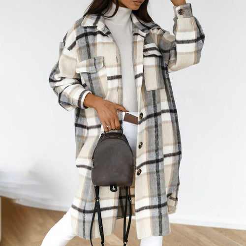 Stilla | Flanneljakke Smart Moderne Stil Ideel til vinteren