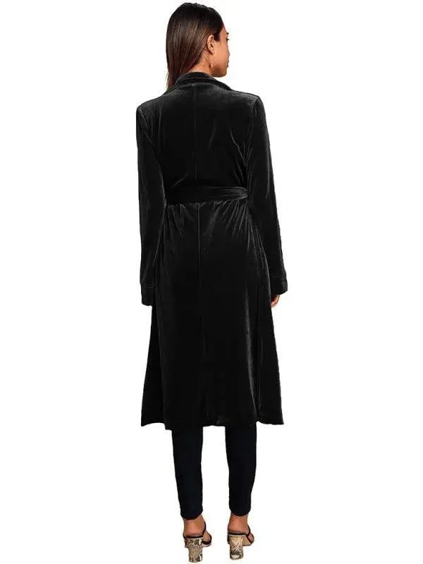 Stilla | Velour Lang Blazer Dame Frakke
