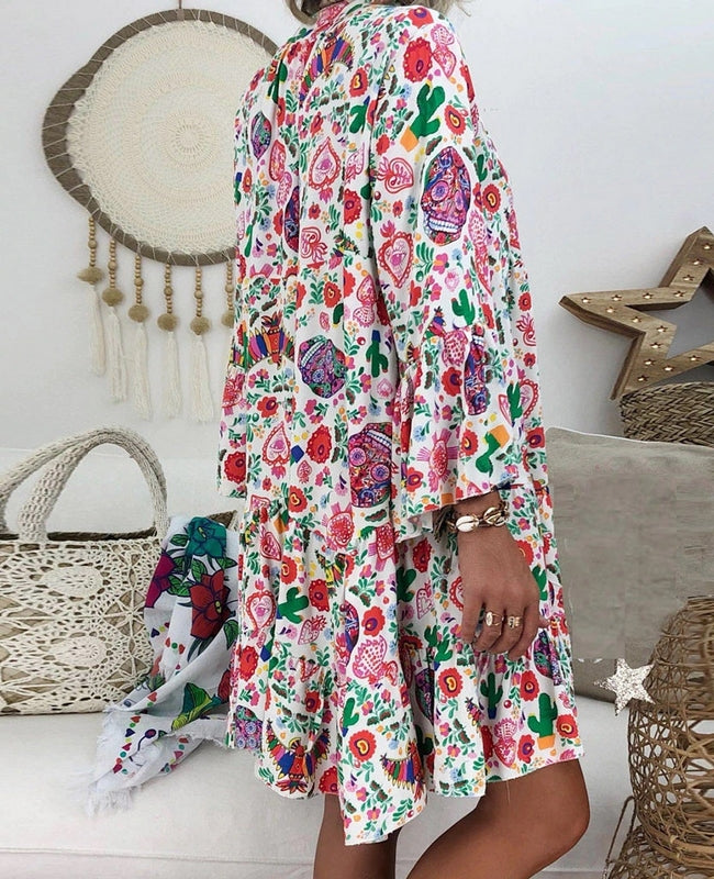 Stilla | Chiffon Kjole I Boho Stil